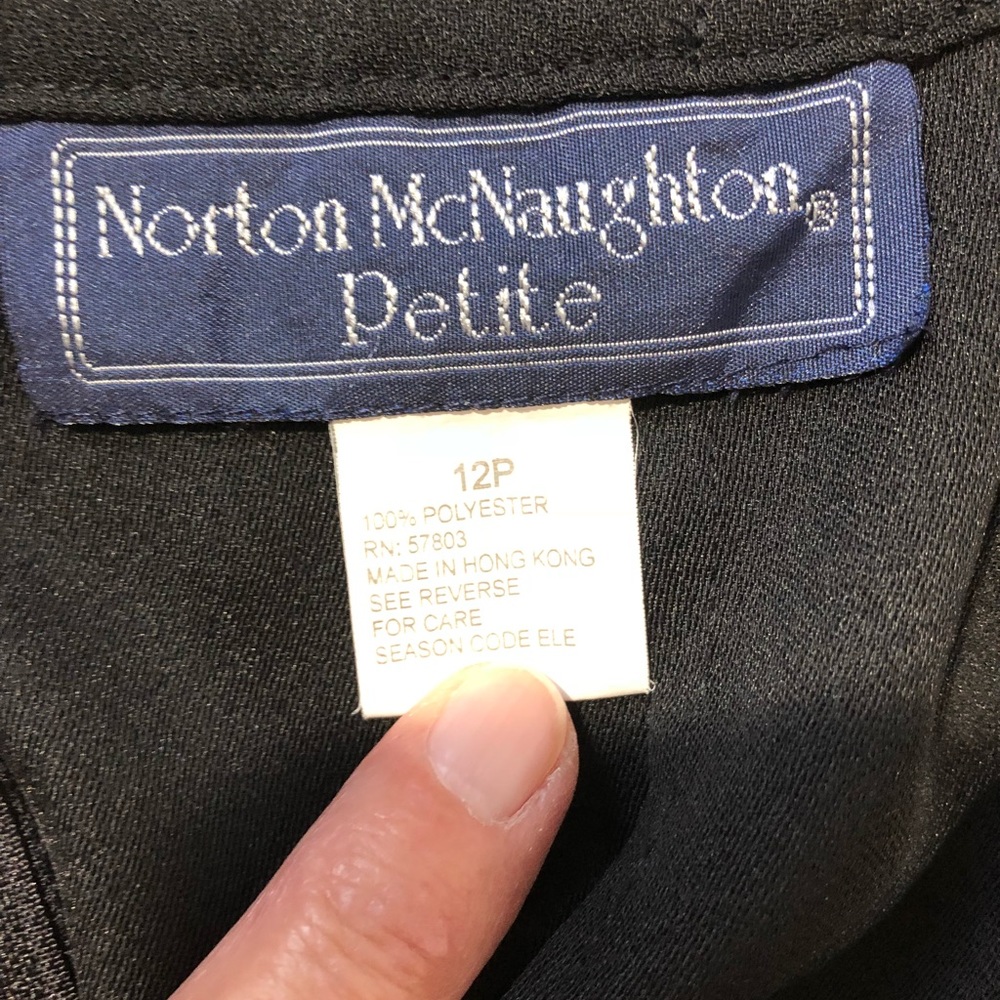 Norton McNaughton Black Semi Sheer Maxi Skirt - Picture 8 of 8